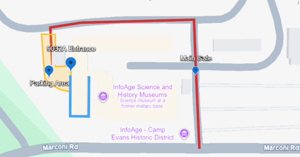 MARCH Workshop Parking Map